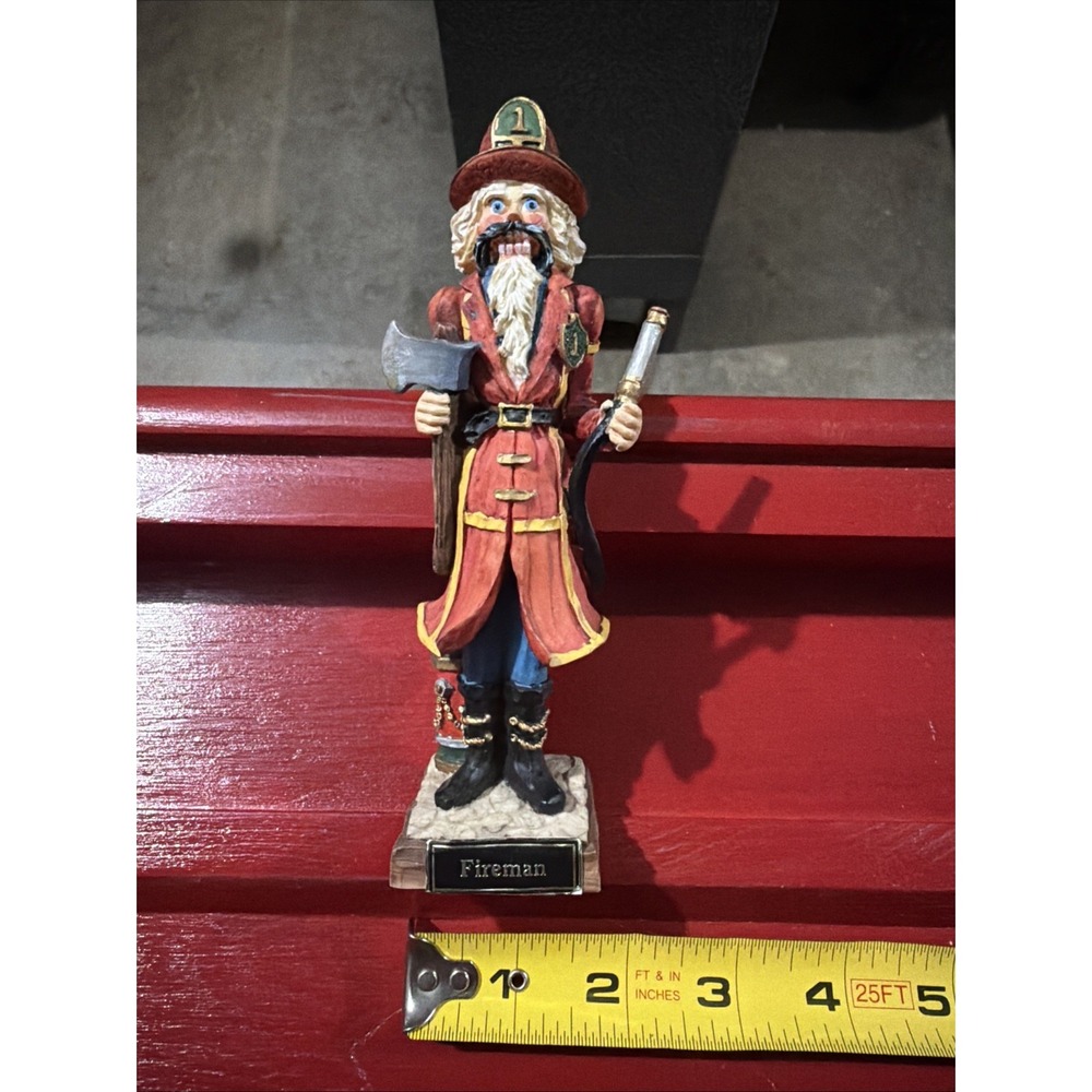 Vintage 1994 Roman Inc 6” Galleria Lucchese Nutcracker Classics Fireman
